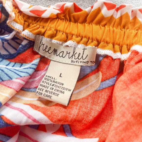 NWOT Freemarket by Flying Tomato Tropical Floral 3/4 Sleeve Dress - Women's L - Picture 7 of 9